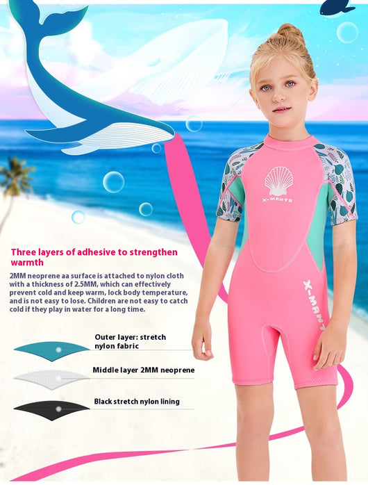 Traje de Baño Infantil de Una Pieza con Protección Solar - Image 25