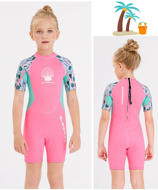 Traje de Baño Infantil de Una Pieza con Protección Solar - Image 26