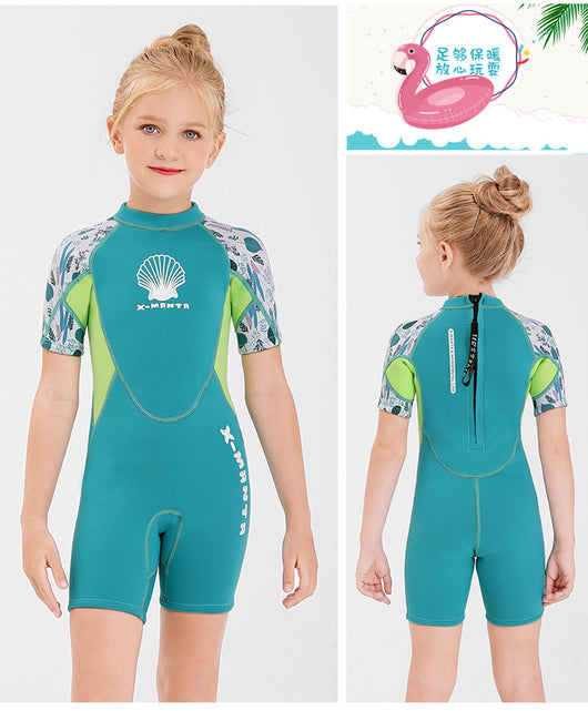 Traje de Baño Infantil de Una Pieza con Protección Solar - Image 29