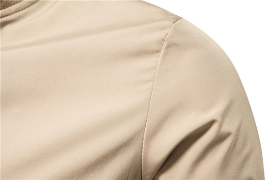 Chamarra Deportiva de Rayas con Cierre para Hombre - Casual Primavera Otoño - Image 17