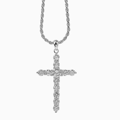Collar Cruz de Plata S925 para Hombre y Mujer - Image 12