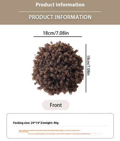 Peluca Esponjosa con Cordón Ajustable para Mujer - Image 15