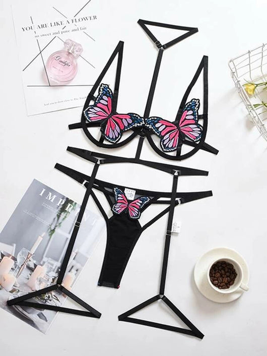 Lencería Sensual de Encaje con Mariposa - Diseño Europeo Premium - Image 9