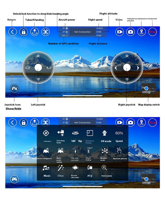 Dron L600PRO con Control Remoto Plegable y Pantalla Transparente - Image 80