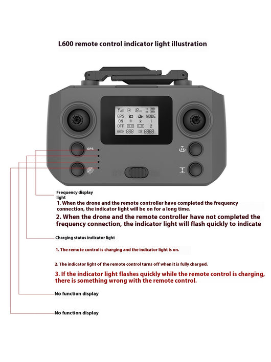 Dron L600PRO con Control Remoto Plegable y Pantalla Transparente - Image 81