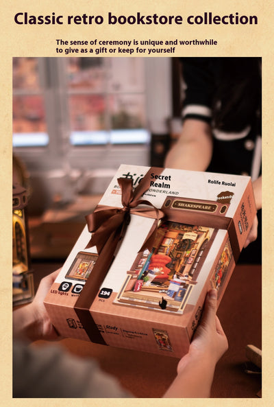 Estantería Decorativa Puzzle Ruolai - Organizador de Libros Modelo 3D - Image 18