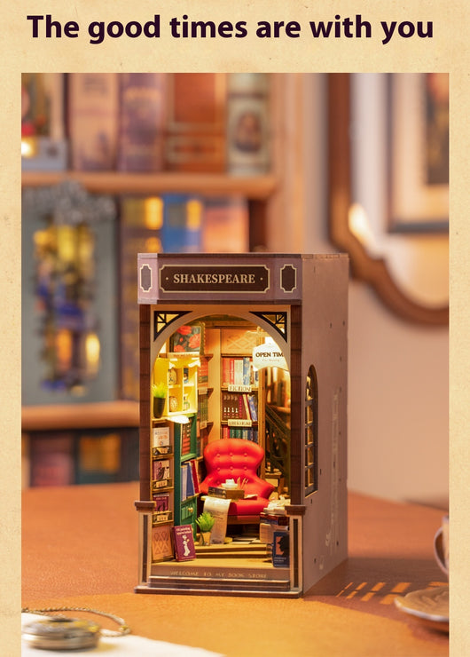 Estantería Decorativa Puzzle Ruolai - Organizador de Libros Modelo 3D - Image 20