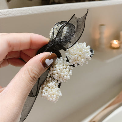 Pinza Claw de Perlas Coreana - Accesorio Cabello Otoño - Image 8