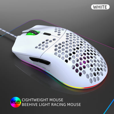 Ratón Gaming Ligero con Diseño Hexagonal Perforado - Image 19