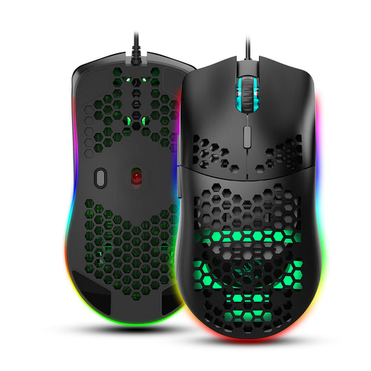 Ratón Gaming Ligero con Diseño Hexagonal Perforado - Image 29