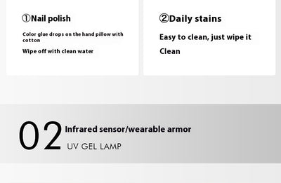 Lámpara de Fotopolimerización LED 69W con Almohada Térmica para Manicura - Image 28