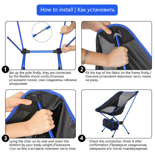 Silla de Camping Ultraligera Plegable de Alta Resistencia - Image 21