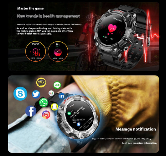 Reloj Inteligente T96 con Reproductor MP3, Auriculares Inalámbricos y Función 3 en 1 - Image 45