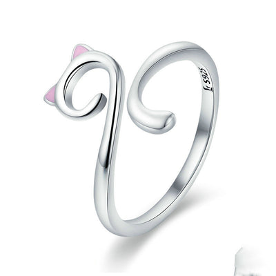 Anillo de Plata 925 Amor Felino - Image 9