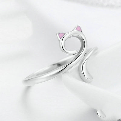 Anillo de Plata 925 Amor Felino - Image 10
