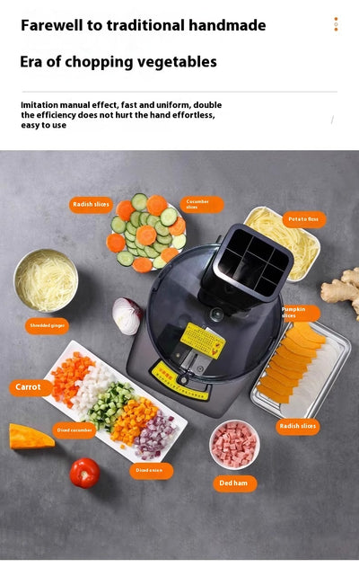 Cortadora Comercial de Verduras Automática Multifunción - Image 42