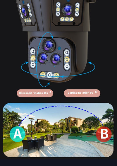 Sistema de Vigilancia Exterior 4 Megapíxeles con Triple Pantalla - Image 13