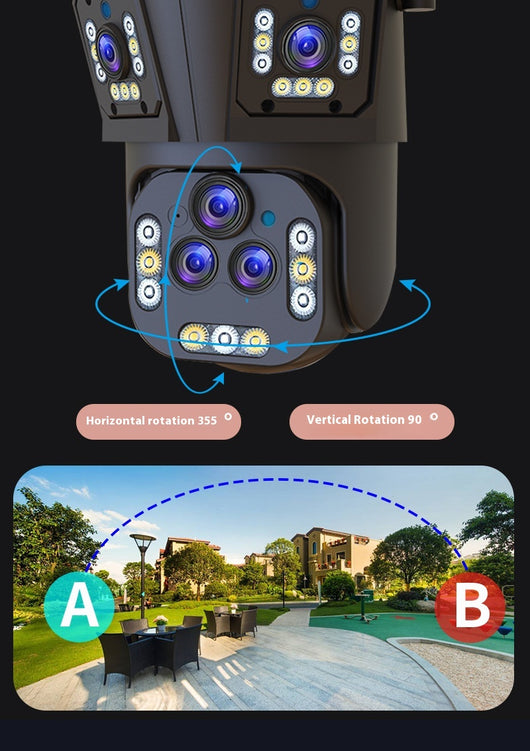 Sistema de Vigilancia Exterior 4 Megapíxeles con Triple Pantalla - Image 13