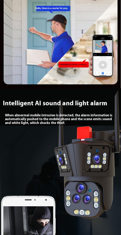 Sistema de Vigilancia Exterior 4 Megapíxeles con Triple Pantalla - Image 21