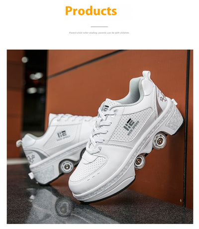 Patines de Cuatro Ruedas Convertibles para Niñas - Image 13