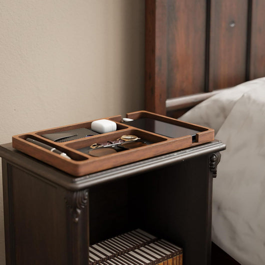 Organizador de Escritorio en Madera con Compartimentos - Caja Almacenamiento Multifunción - Image 17