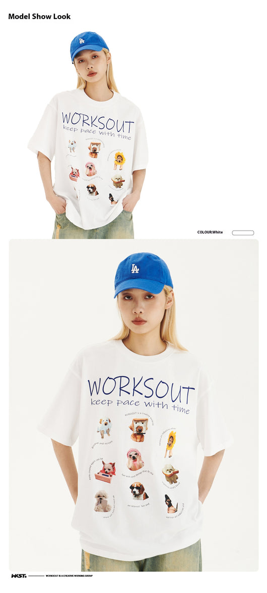 Camiseta Retro Estampada con Cachorritos - Image 24