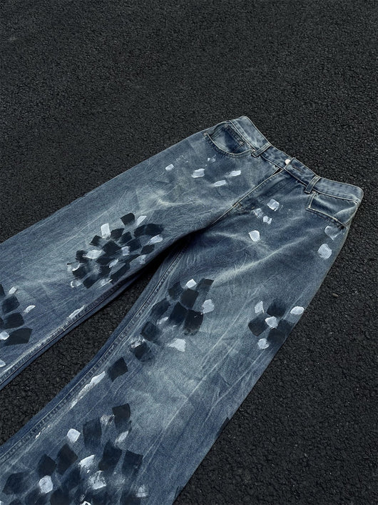 Pantalones Jeans Anchos Acampanados para Hombre - Image 25