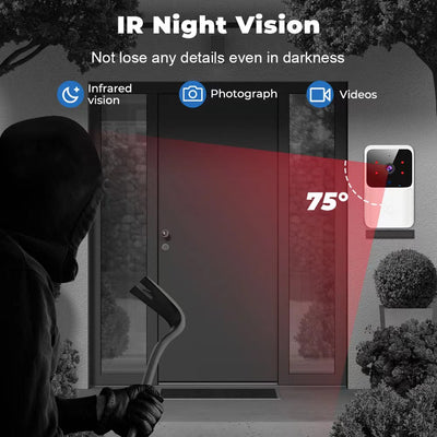 Timbre Inteligente con Cámara HD y Visión Nocturna para Vigilancia del Hogar - Image 15