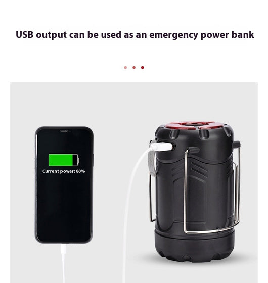 Lámpara de Camping Dual Power - Linterna LED para Tienda de Campaña - Image 12