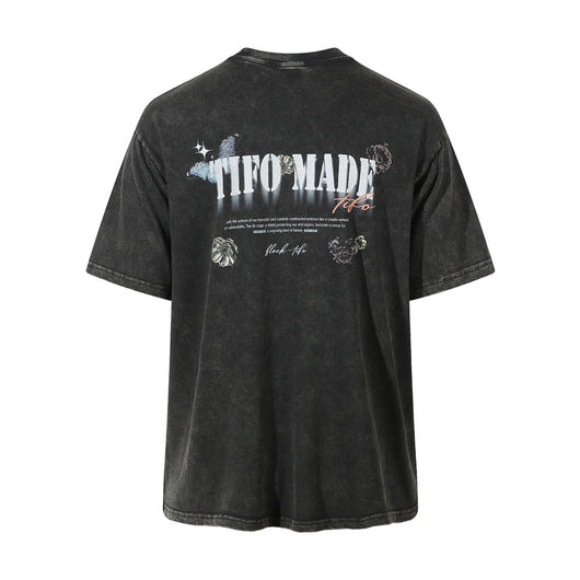 Camiseta Calavera Desgastada para Hombre - Estilo Vintage Rock - Image 32