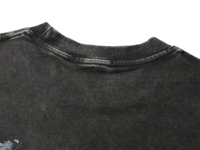 Camiseta Calavera Desgastada para Hombre - Estilo Vintage Rock - Image 36