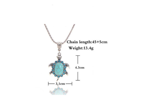 Collar Tortuga Turquesa - Diseño Elegante y Significado