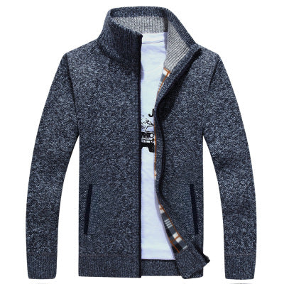 Cardigan de Cuello Alto para Hombre - Suéter Elegante y Versátil - Image 4