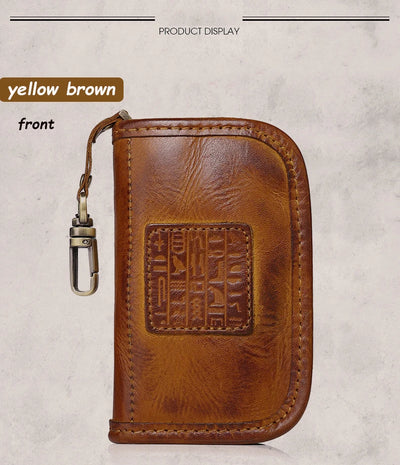Estuche Multifuncional para Llaves de Cuero Curtido al Vegetal - Gran Capacidad - Image 18