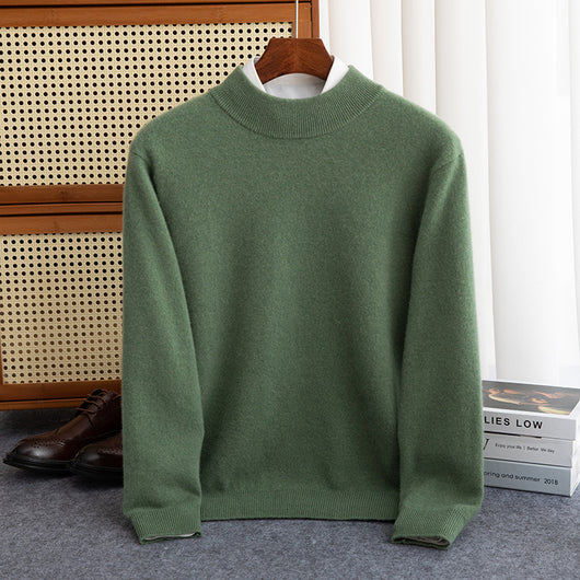 Suéter de Cuello Medio en Lana para Hombre - Image 34