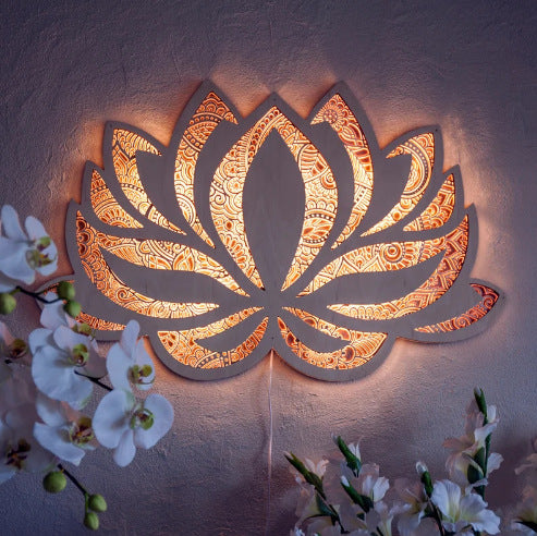 Luz Nocturna Mandala para Yoga - Lámpara Atmosférica Relajante - Image 7