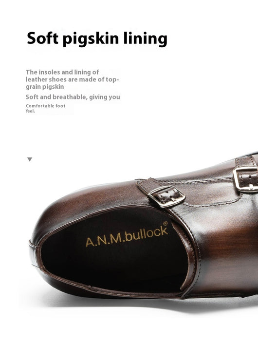Zapatos de Cuero Premium para Hombre con Doble Hebilla - Estilo Ejecutivo - Image 24
