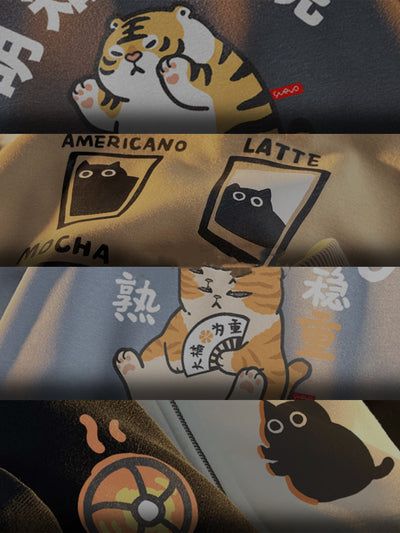 Camiseta de Manga Corta Flocking Milk Coffee para Hombre - Image 14
