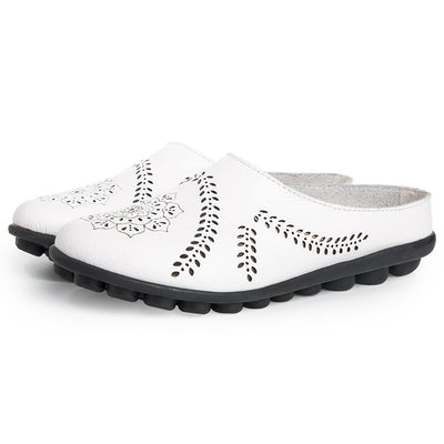 Zapatos de Cuero Casual para Mujer - Diseño Liso y Versátil - Image 19