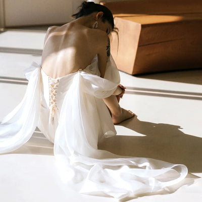 Vestido de Novia Corto Hada Luminosa - Image 12
