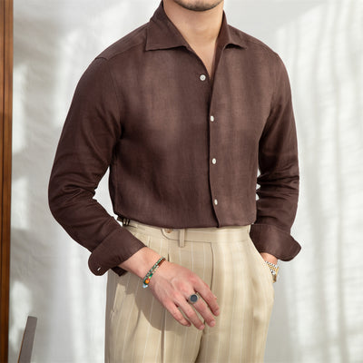 Camisa Oxford Italiana Slim Fit Cuello Clásico Algodón 100% Hombre - Image 17