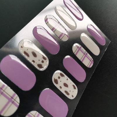 Pegatinas de Uñas Gel sin Horno con Diseño de Líneas Geométricas - Image 35