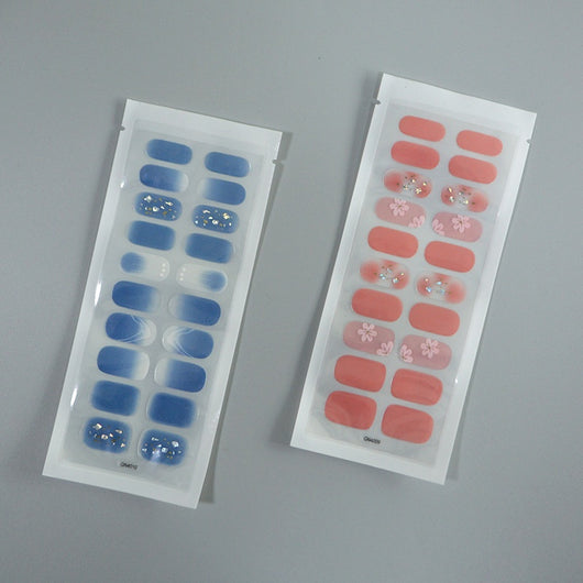 Pegatinas de Uñas Gel sin Horno con Diseño de Líneas Geométricas - Image 37