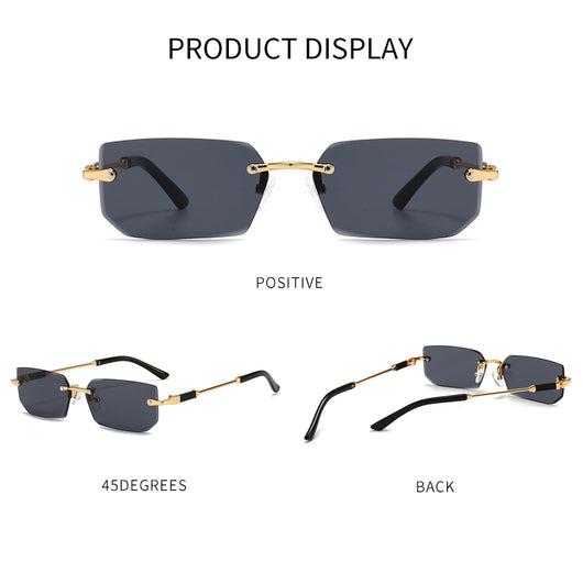 Gafas de Sol Rimless Transparentes para Mujer - Image 18