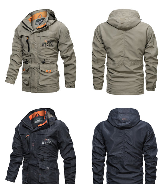 Chaqueta Casual Outdoor para Hombre - Talla Grande y Corte Largo - Image 11