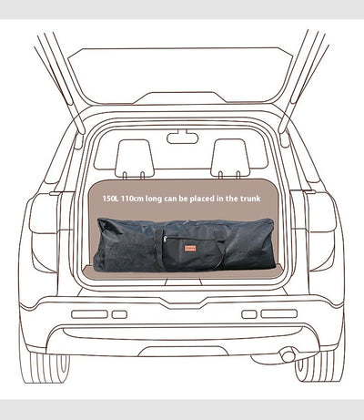 Carpa Impermeable Oversized para Camping con Bolsa de Almacenamiento y Muebles Plegables - Image 11