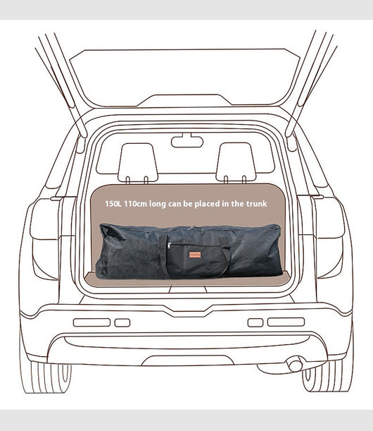Carpa Impermeable Oversized para Camping con Bolsa de Almacenamiento y Muebles Plegables - Image 11