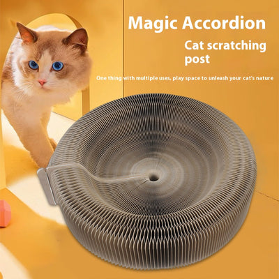 Rascador Corrugado para Gatos con Diseño Acordeón Resistente - Image 7