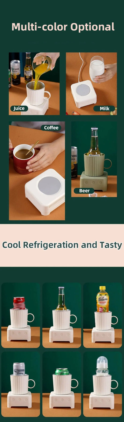 Enfriador Rápido de Bebidas 400ml - Máquina Portátil para Enfriar Cerveza y Bebidas Frías - Image 20