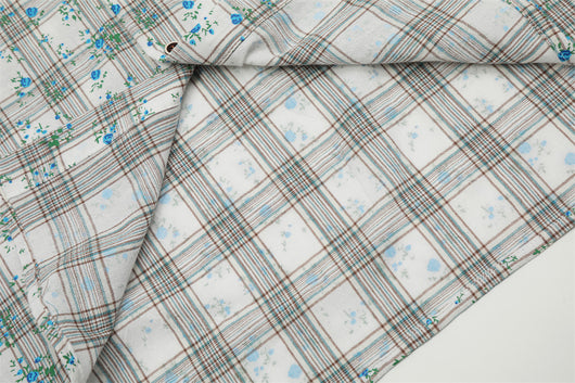 Camisa Suelta Estampado Floral y Cuadros para Hombre - Image 28